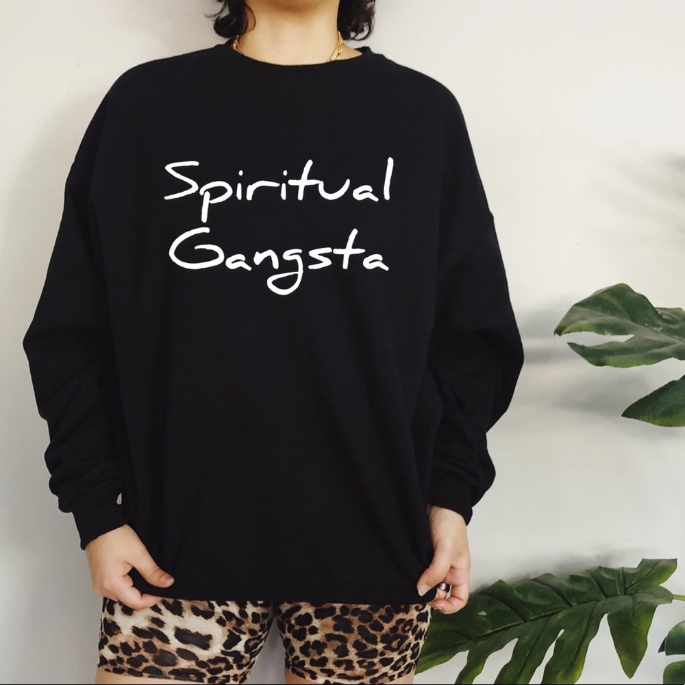 NEW Spiritual Gangsta Slouchy Sweatshirt S-5X